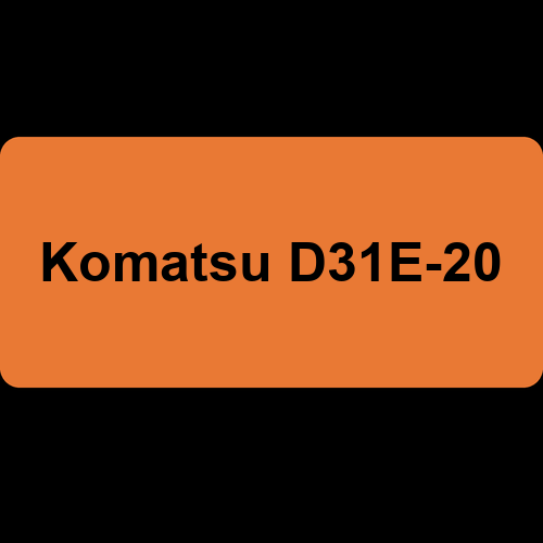 Komatsu D31E-20
